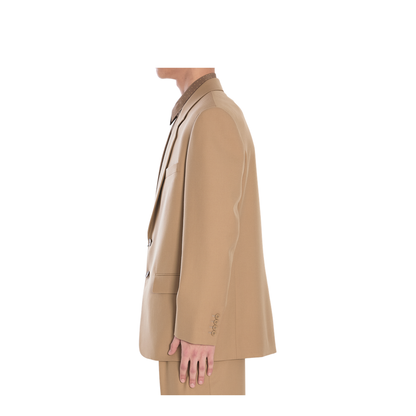 Single-breasted wool jacket - Image 3