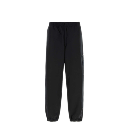 Midnight Blue Wool Blend Pants - Image 1