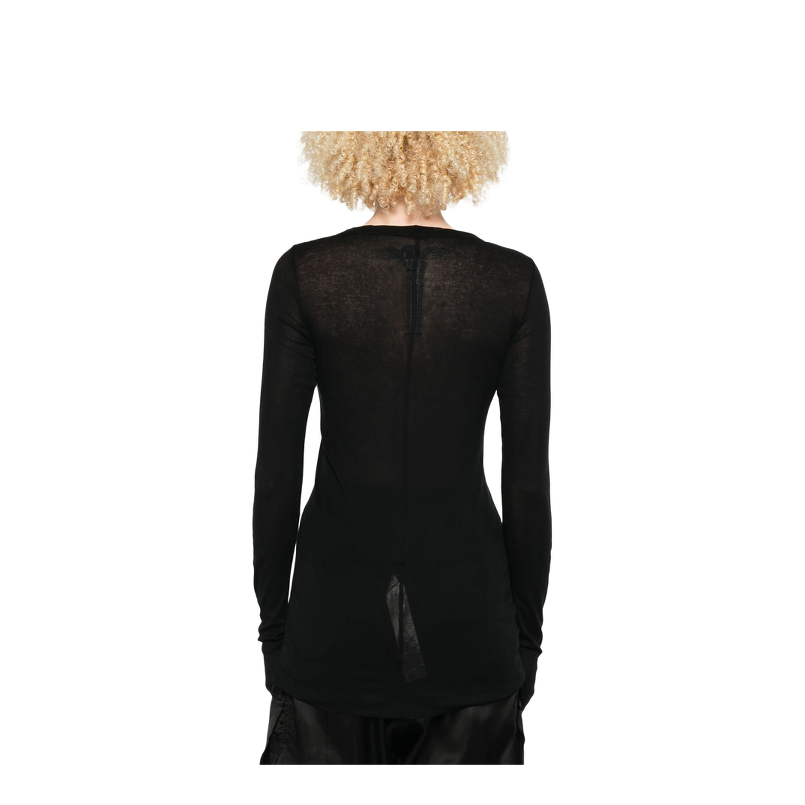 Semi-sheer Long Sleeve Top - Image 4