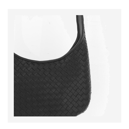 Veneto Small Crossbody Bag Leather Black - Image 3