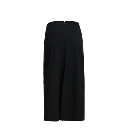 Draped Crepe Cady Midi Skirt - Image 2