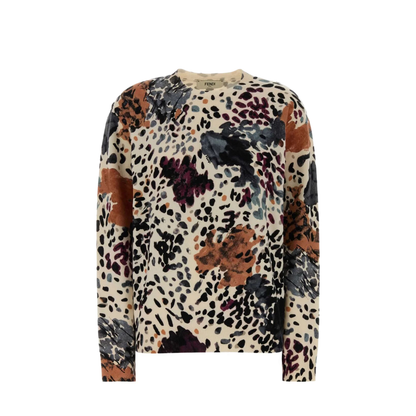 Wool and Cashmere Falena-Print Pullover - Image 1
