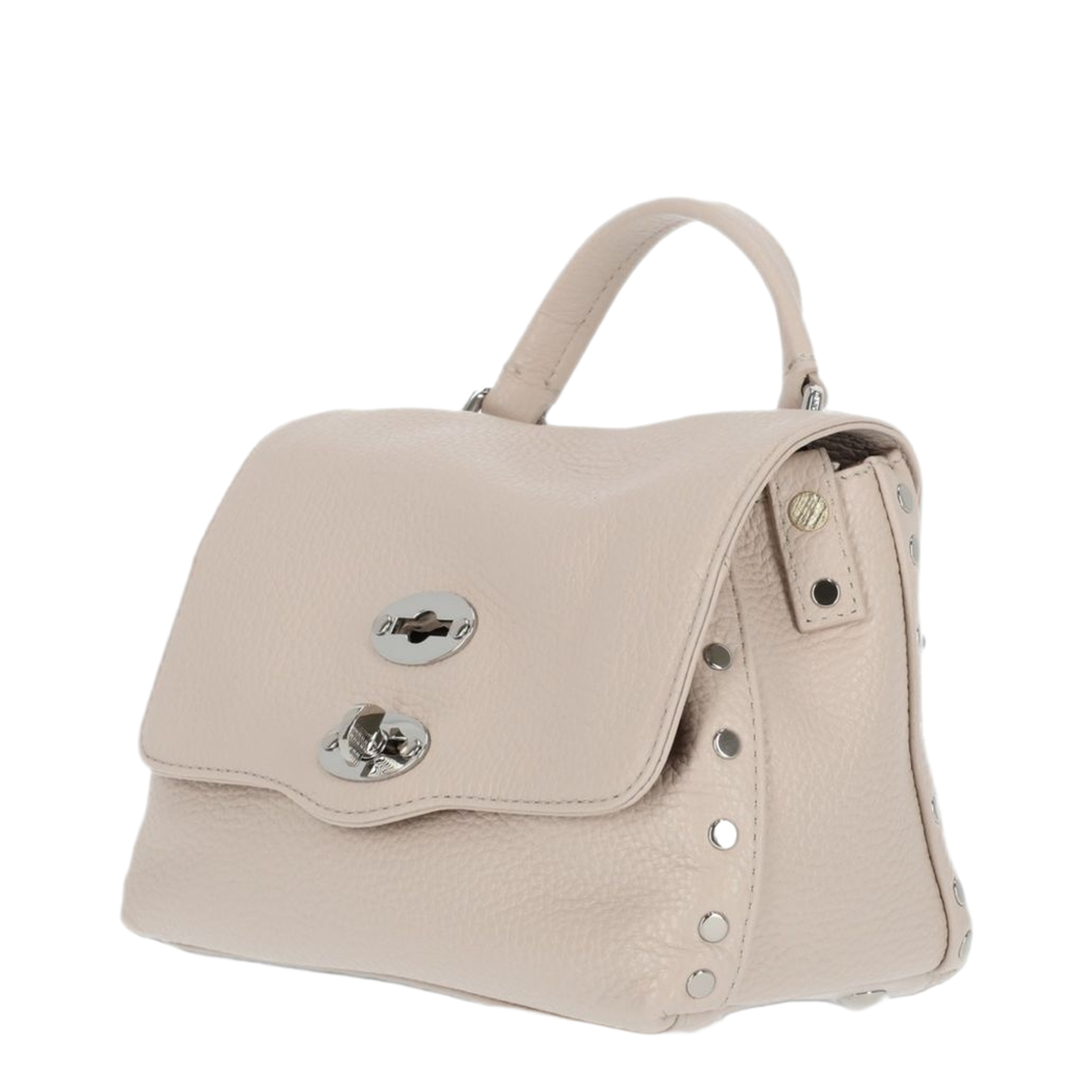 Postina Baby Cowhide Handbag - White Carnaroli - Image 3
