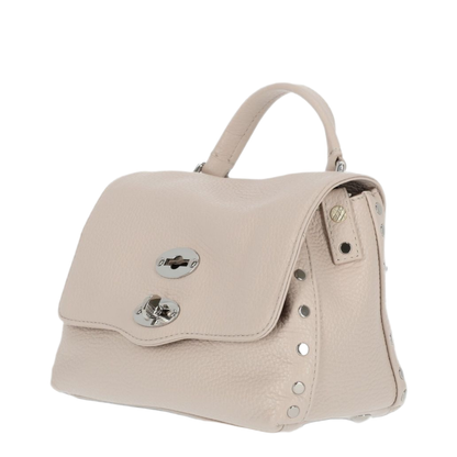 Postina Baby Cowhide Handbag - White Carnaroli - Image 3