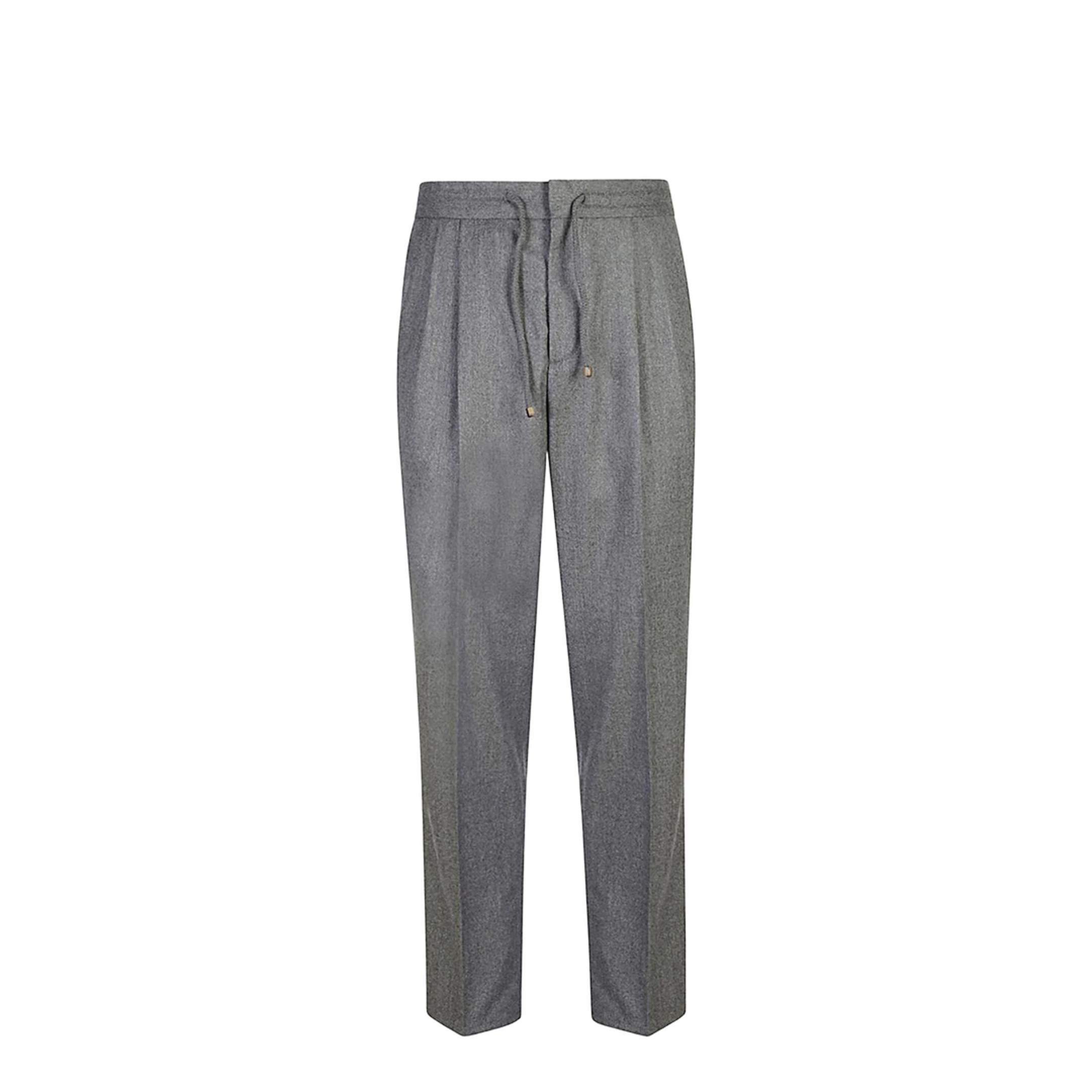 Grey Flannel Trousers - Image 1