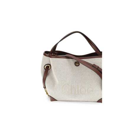 Small Clover Double Carry Bag in Canvas - Image 3
