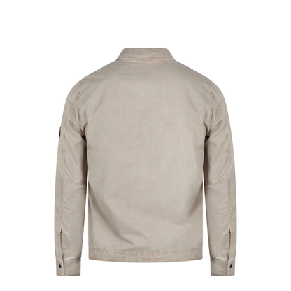 Brushed Organic Cotton Canvas Overshirt - Image 4