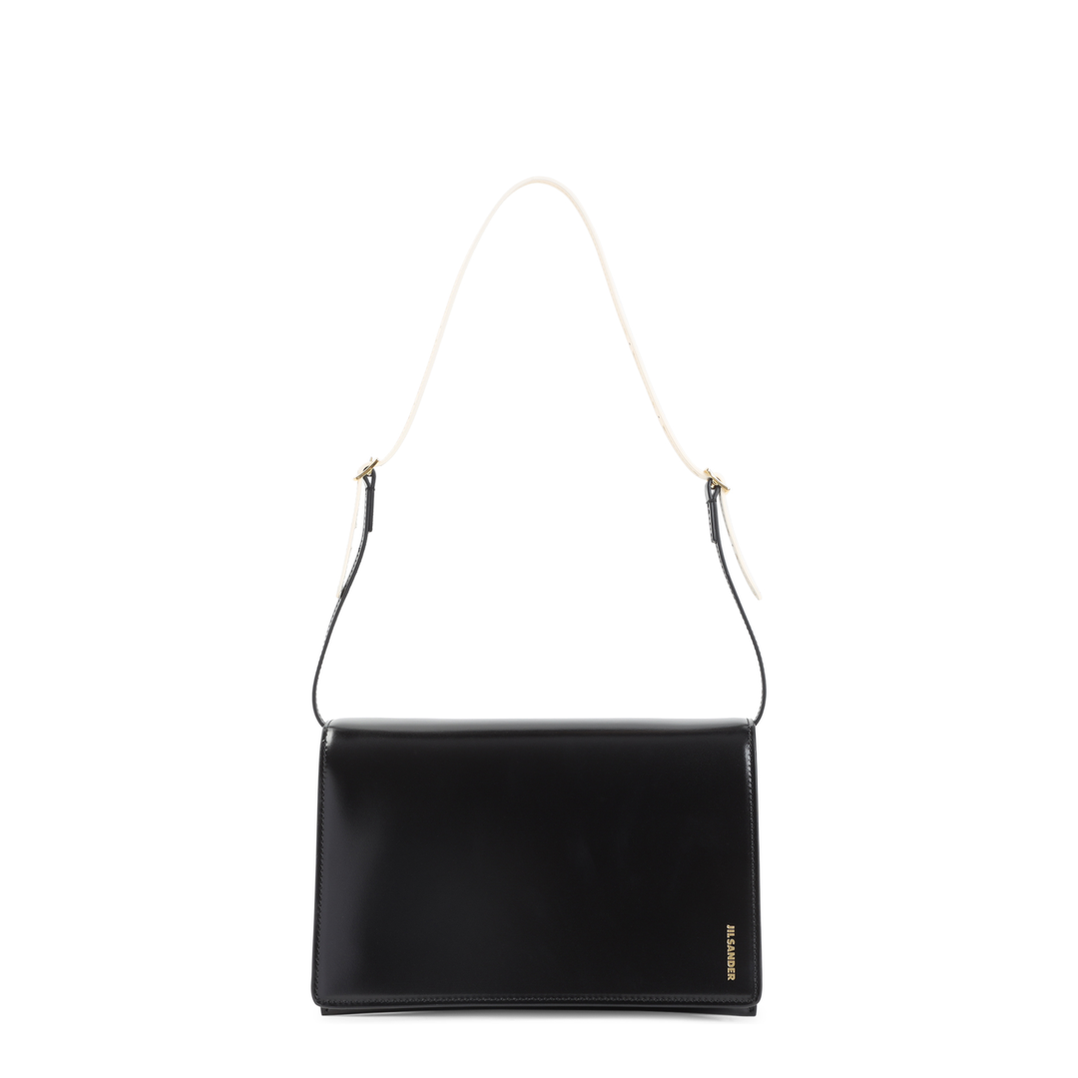 File Small Calf Leather Crossbody Bag - Nero - Image 1