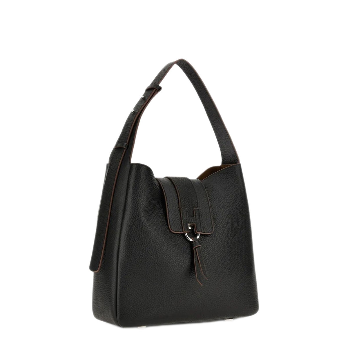 XS Calfskin Shoulder Bag - Nero - Image 3