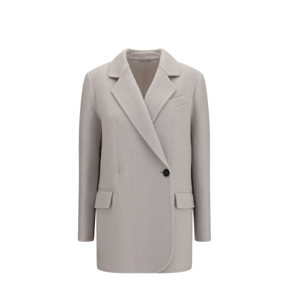 Single Breasted Wool And Cashmere Jacket - Image 1