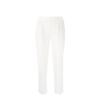 Tailored Joggers Pants in Chalk Color - Image 4