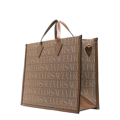 Larg Denim Allover Tote Bag - Image 4