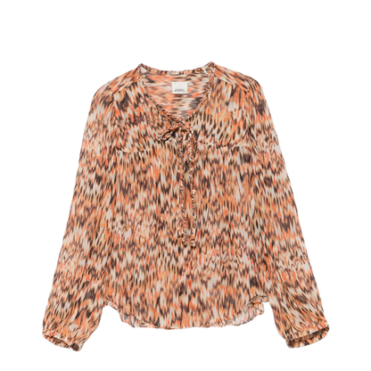 Ametissa Printed Cotton Top - Image 1