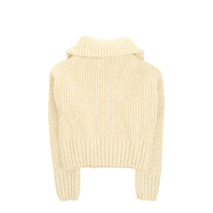 Half-zip Knit Ivory - Image 2