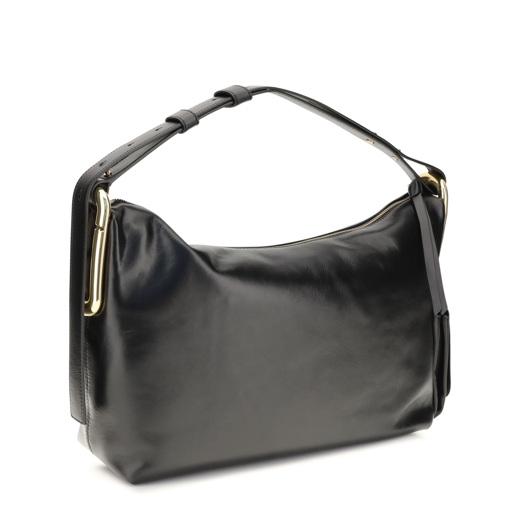 Scene Large Calf Leather Shoulder Bag - Cloud White - Image 3