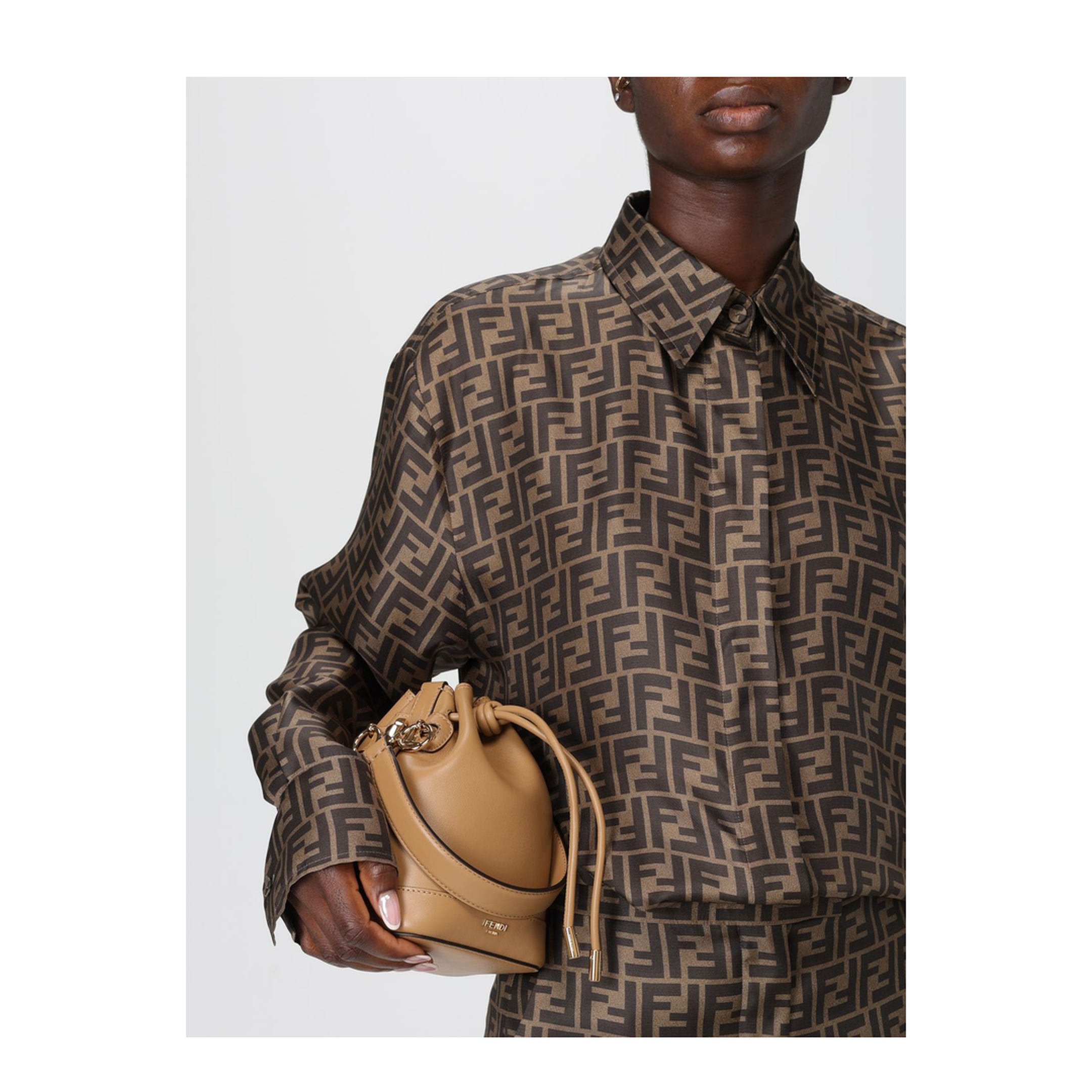 Mini Mon Tresor Bag Brown - Image 2