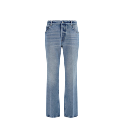 Washed Denim Five-Pocket Jeans - Image 1