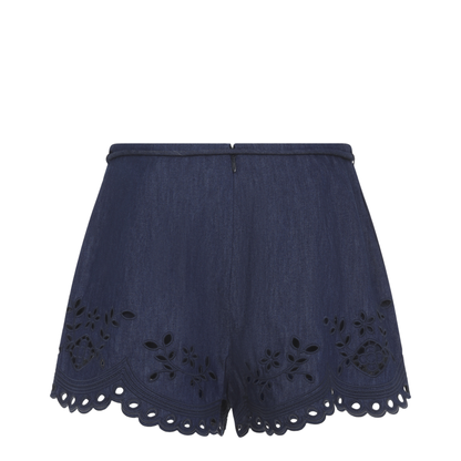 Mahon Broderie Denim Short - Image 4