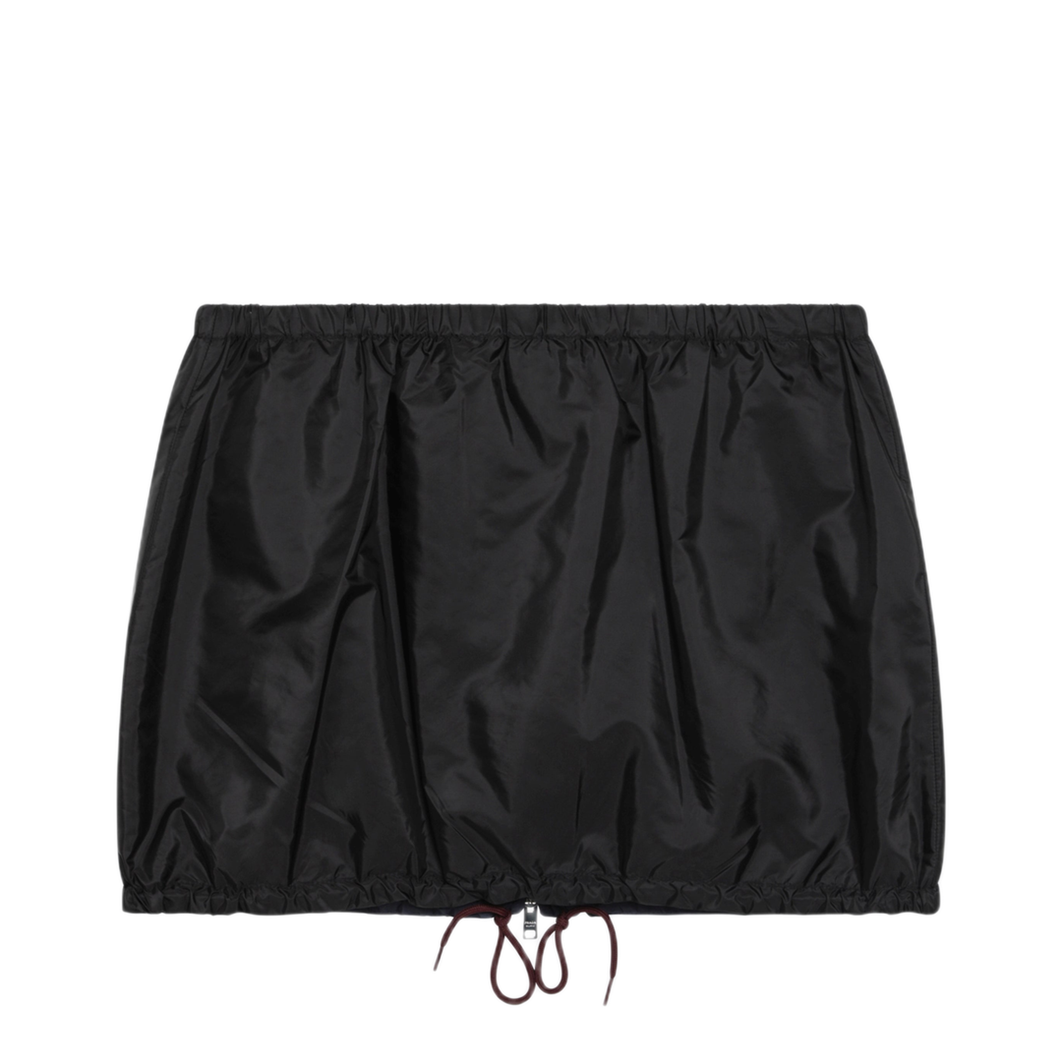 Black Re-Nylon Mini Skirt - Image 2