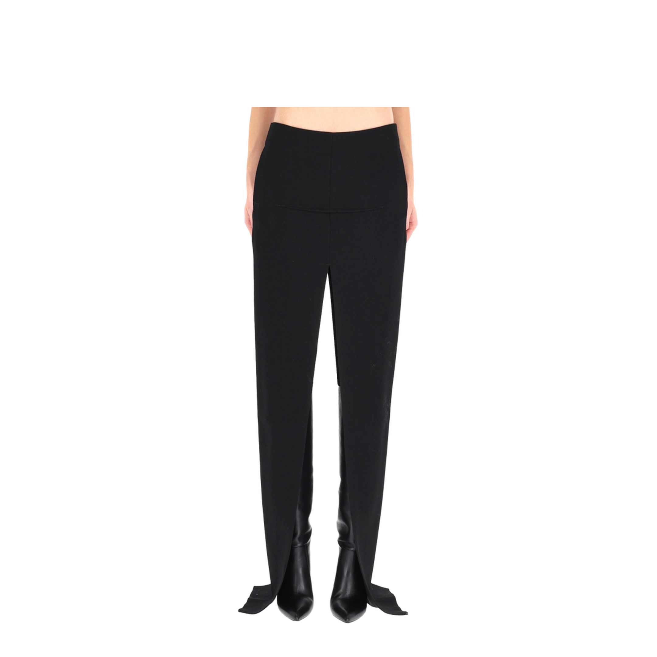 Long Skirt with Center Slits - Image 1