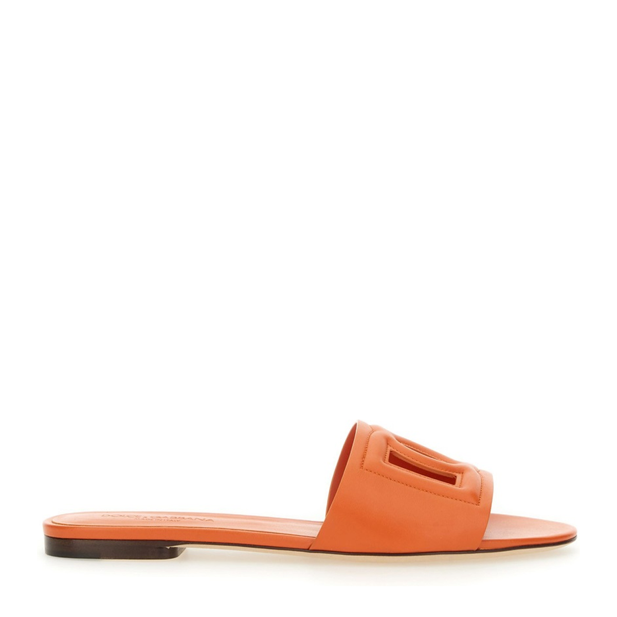Calfskin Sliders with Logo - Image 1