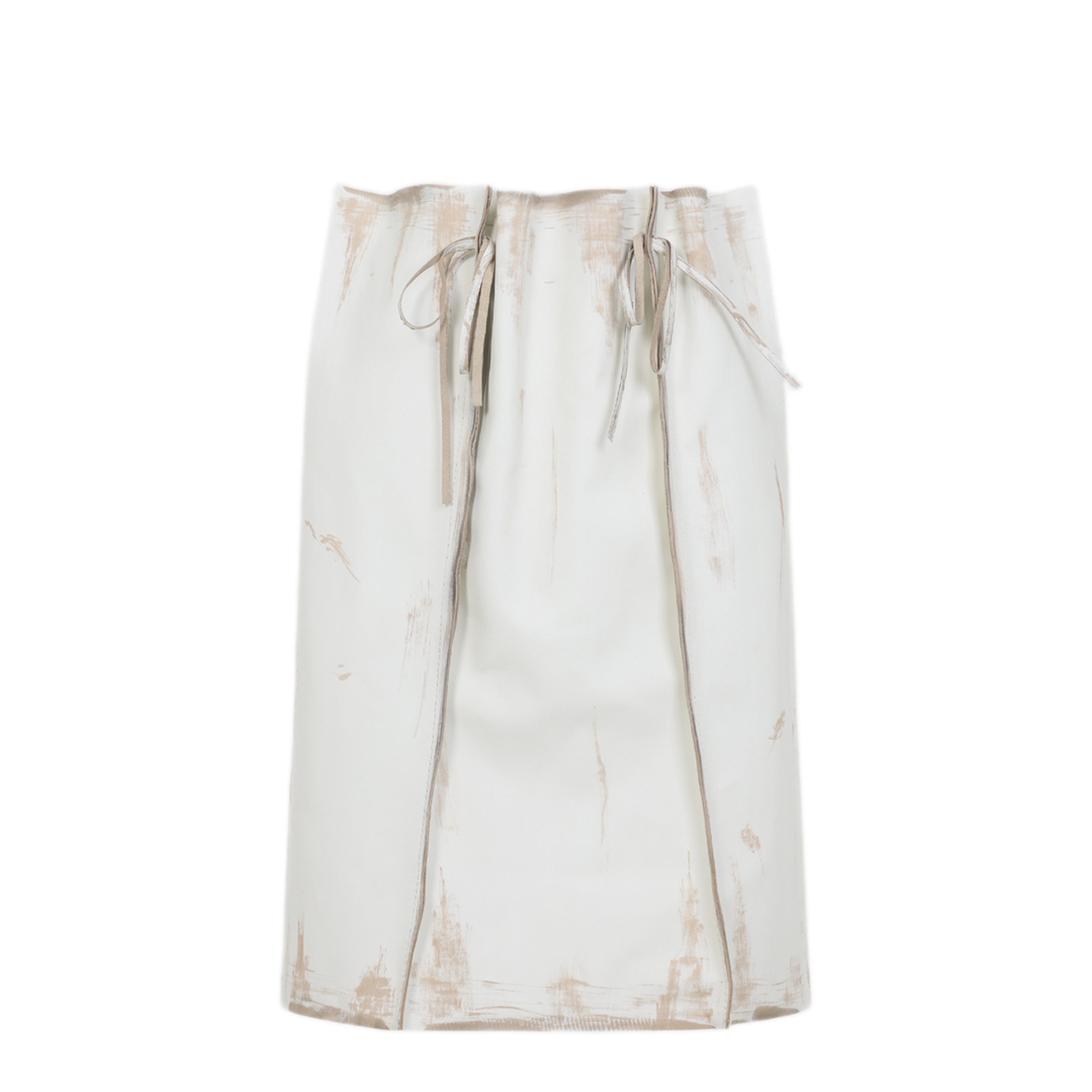 Calf Leather Midi Skirt - Image 3