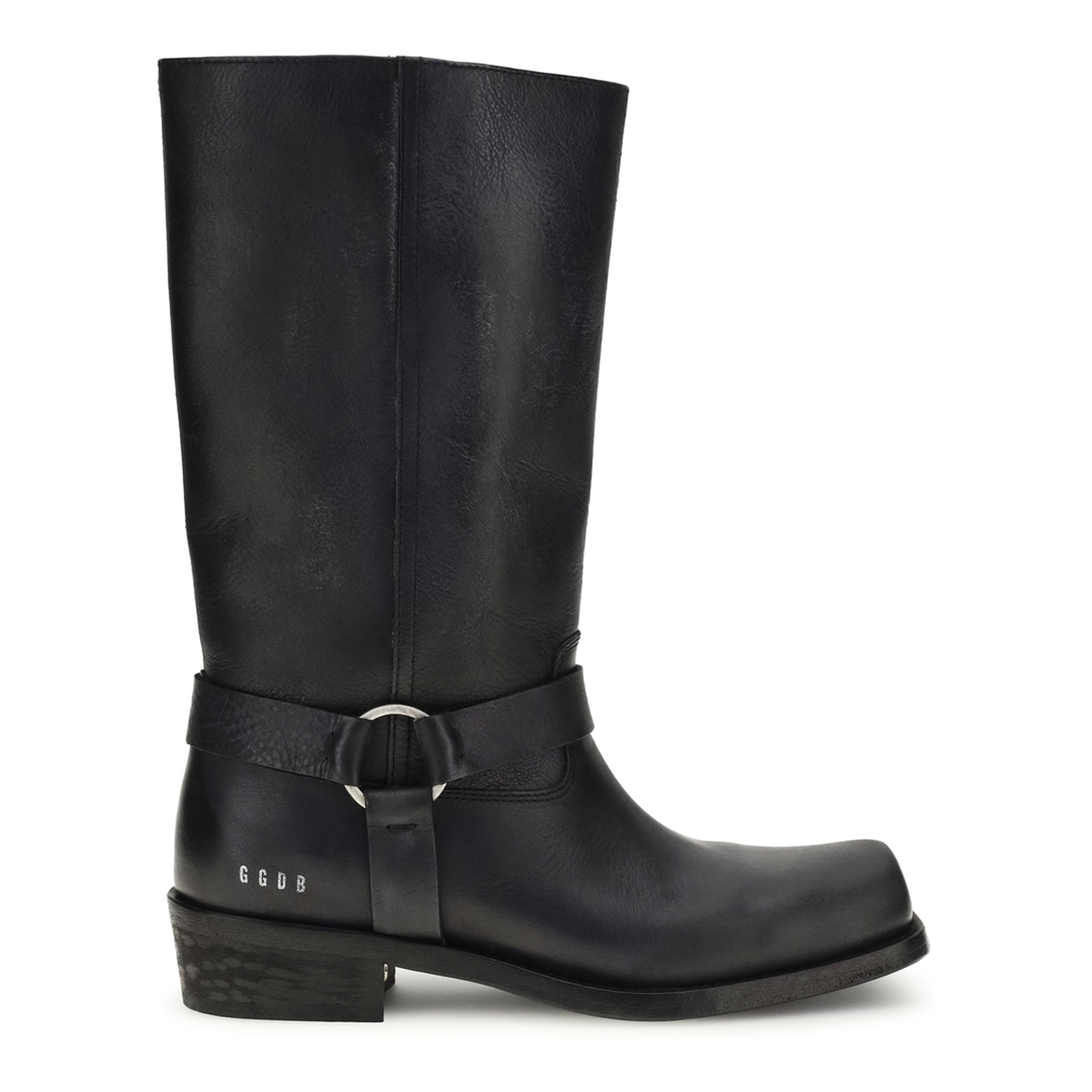 Leather Biker Boots - Image 1