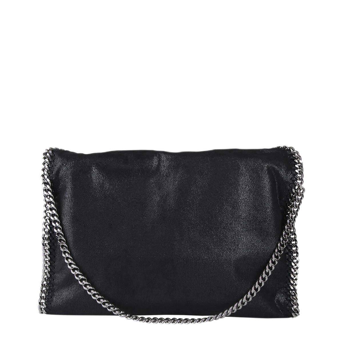 Falabella Fold-Over Shaggy Deer Tote Bag - Black - Image 9