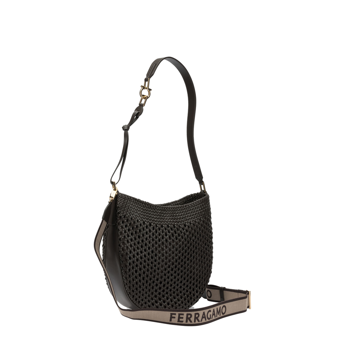 Hobo Smile Medium Shoulder Bags - Testa di Moro - Image 2