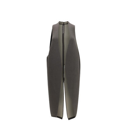 Long Wool And Shearling Vest - Image 1