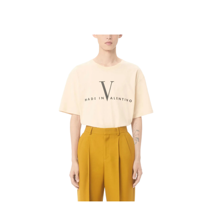 Cotton T-Shirt with Made in Print - Image 8