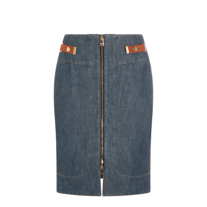 Denim Skirt Denim Blue - Image 1