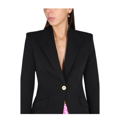 Single-Breasted Jacket Black - Image 4
