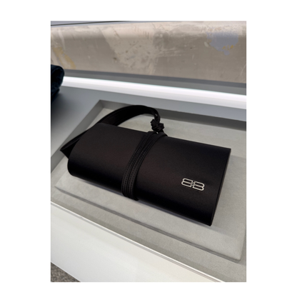 Satin Black Top Handle Bag - Image 1