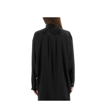 Stretch Silk Satin Shirt - Image 3