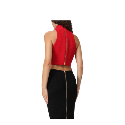 Red Virgin Wool Top - Image 2