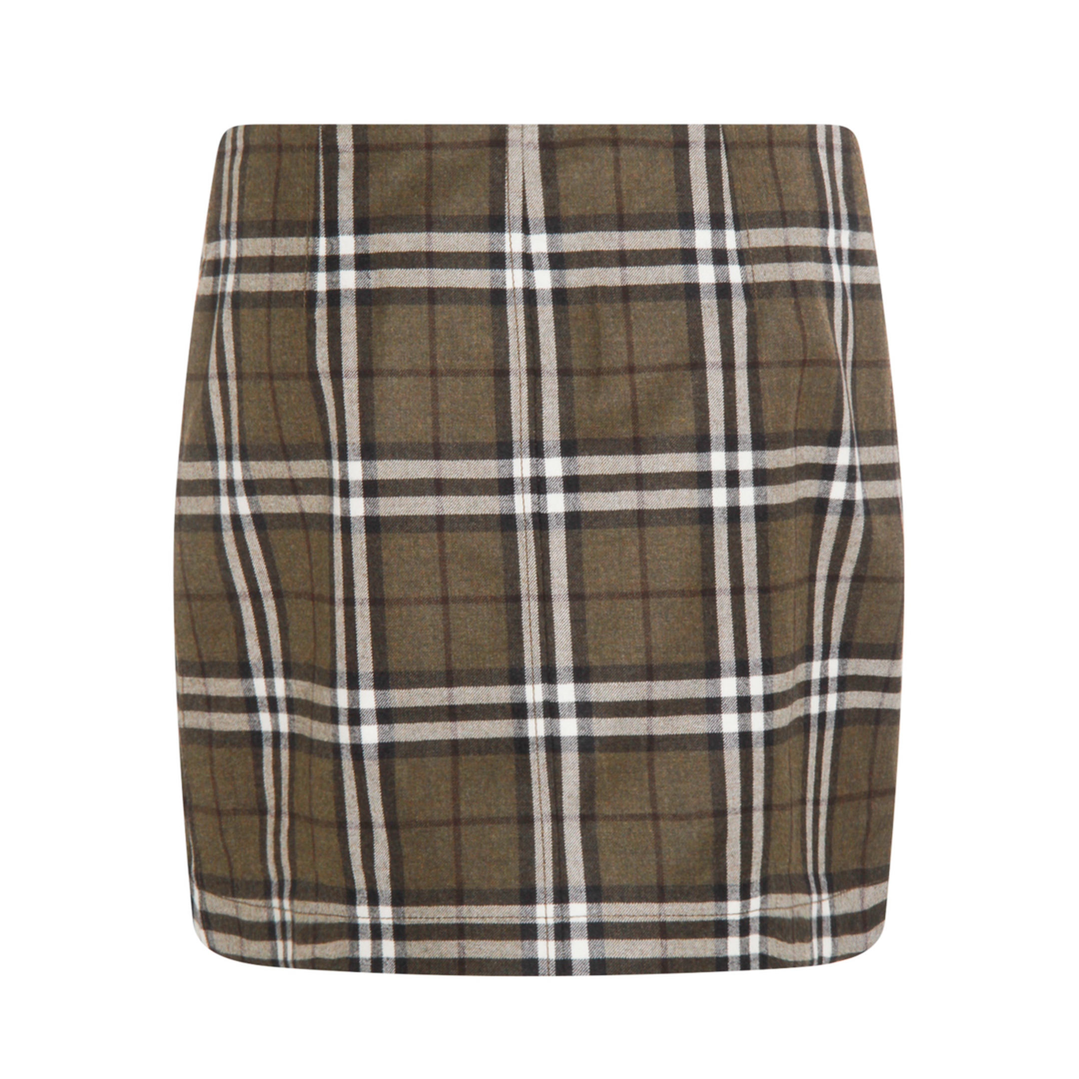 Green Check Miniskirt - Image 3