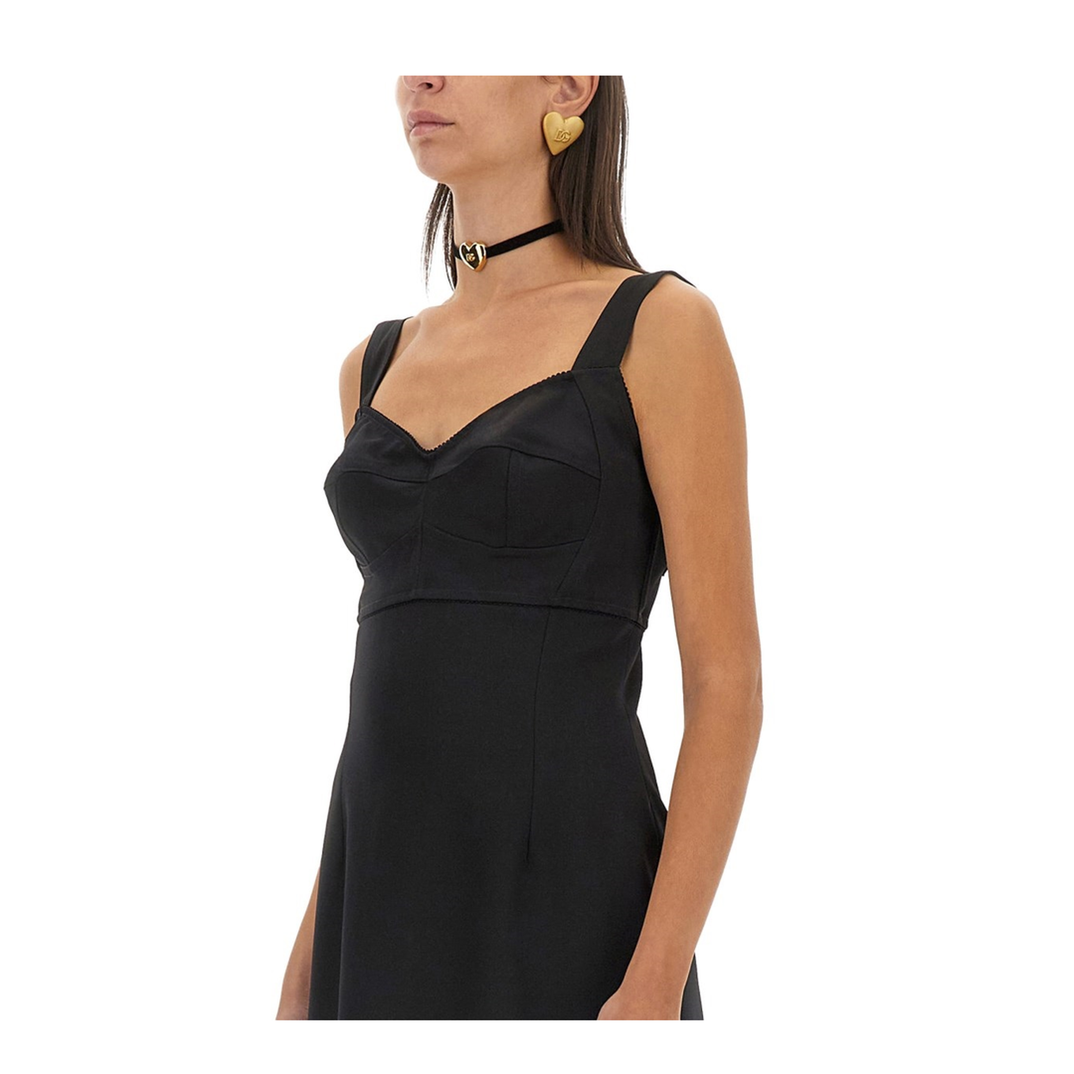 Heart Earrings with Logo - Image 2