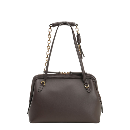 Leather Granny Shoulder Bag - Image 3