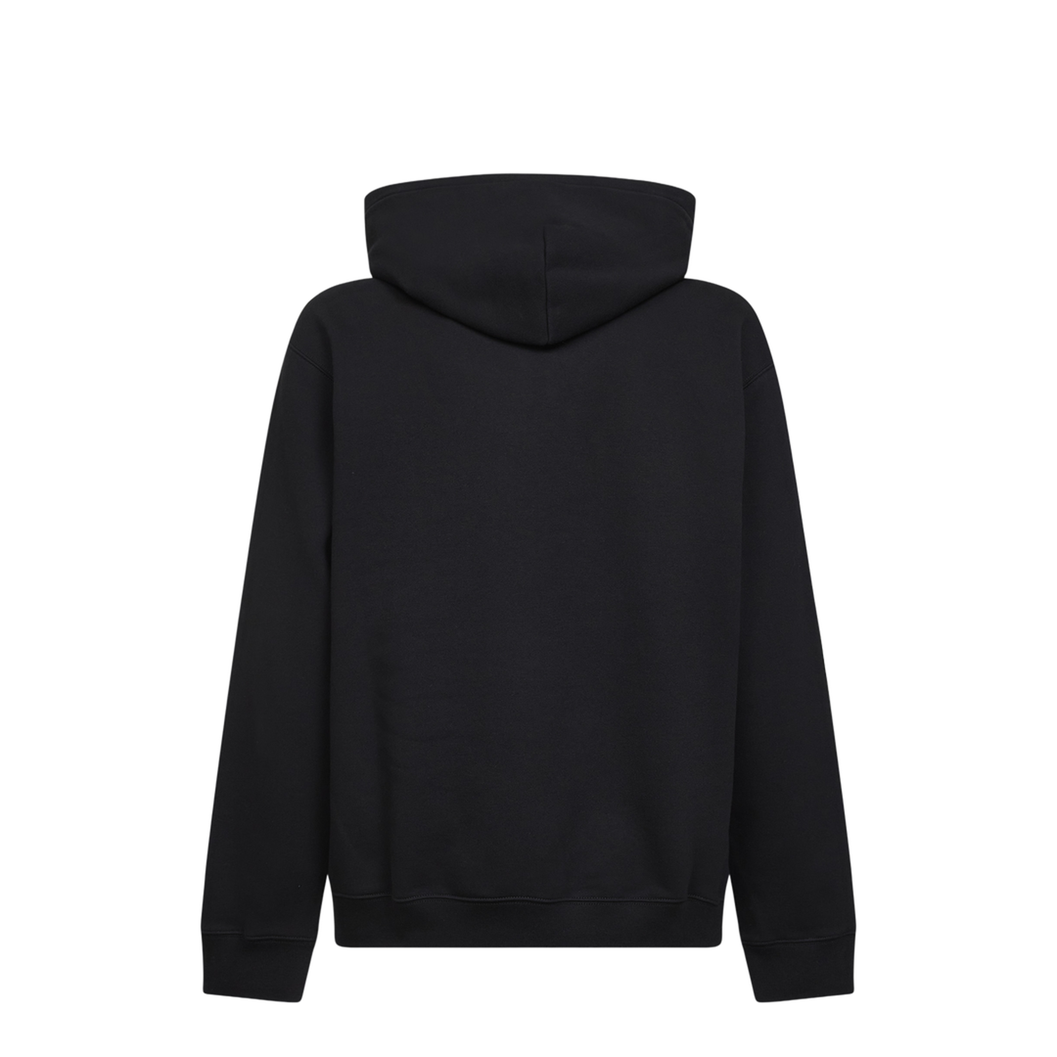 Cotton Jersey Sweatshirt with Print in Black - Image 2