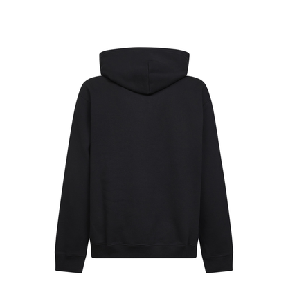 Cotton Jersey Sweatshirt with Print in Black - Image 2