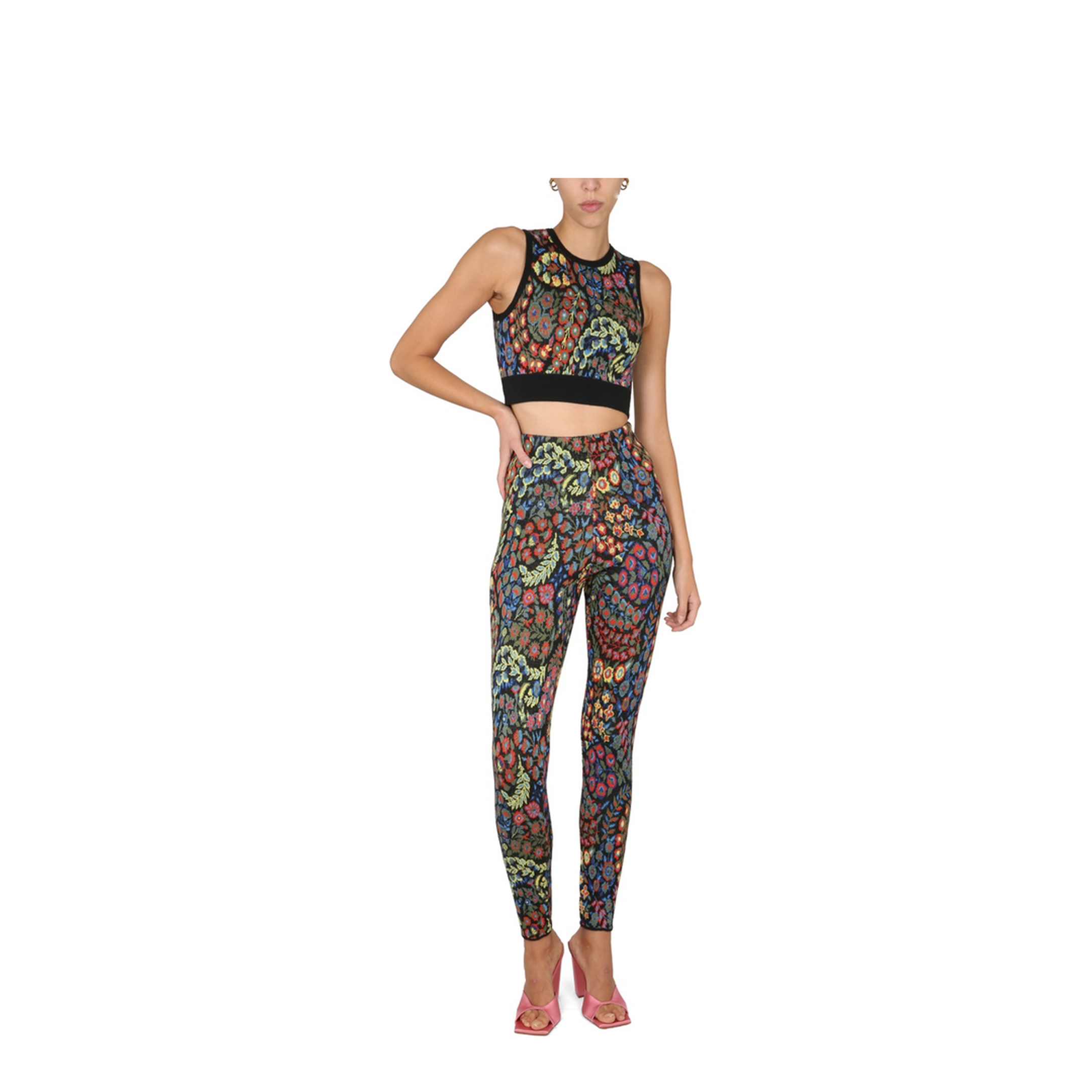 Jacquard Wool Blend Top And Leggings - Image 5