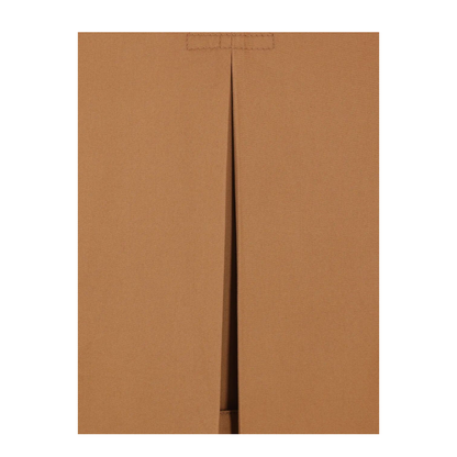 Cotton Gabardine Belted Long Trench Coat - Image 4