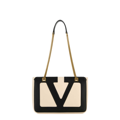 Ivory Nappa Leather Small Viva Superstar Shoulder Bag - Image 1