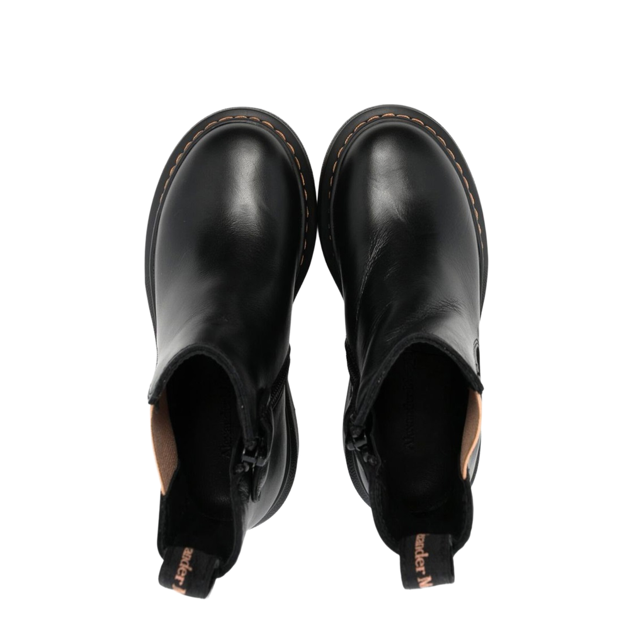 Ankle Boot with Contrasting Elastic on the Side - Image 3