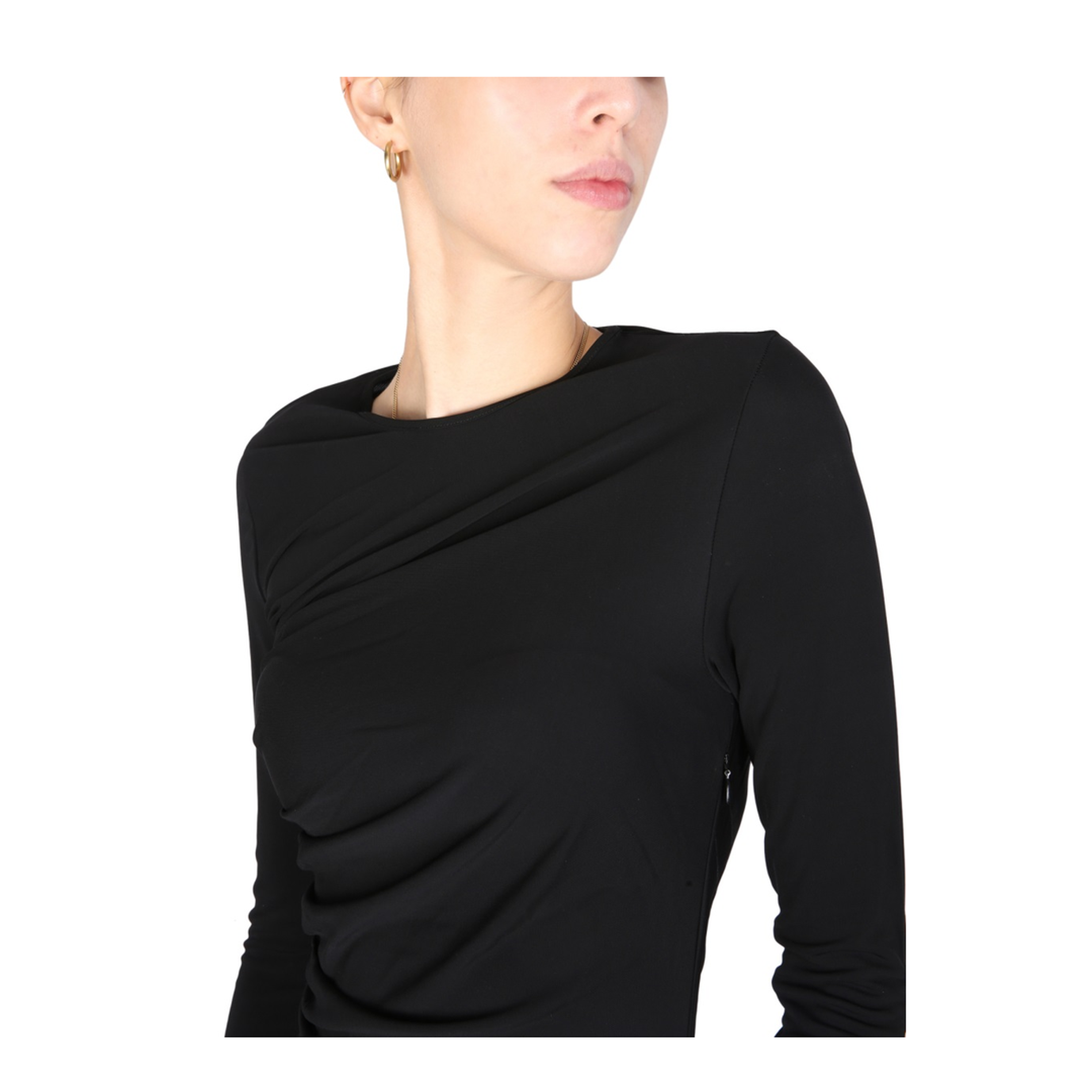 Dress with Drape - Image 4