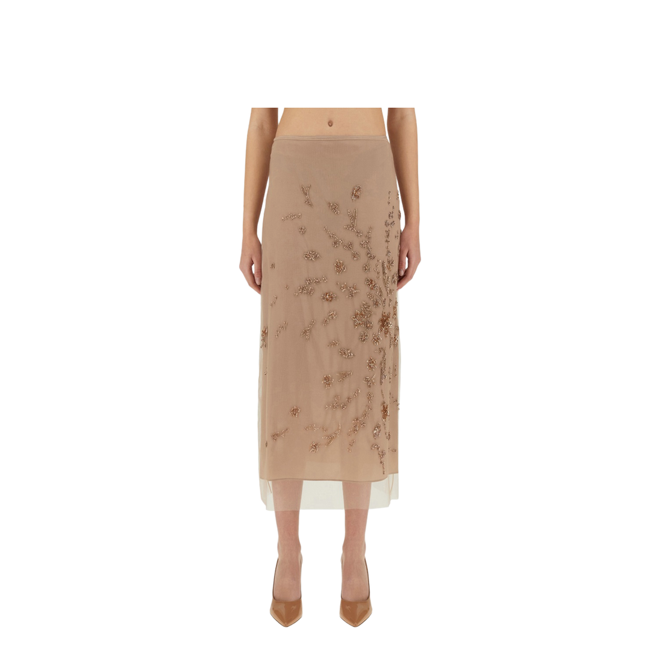 Tulle Skirt with Embroidery - Image 1