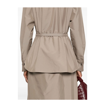 Poplin Belted Shirt Dress - Image 4