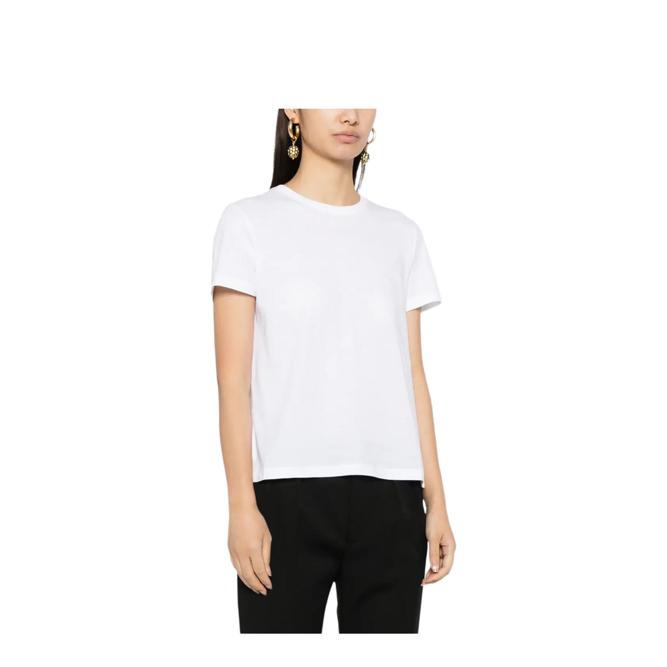 Cotton T-Shirt with Logo Embroidery - Image 7