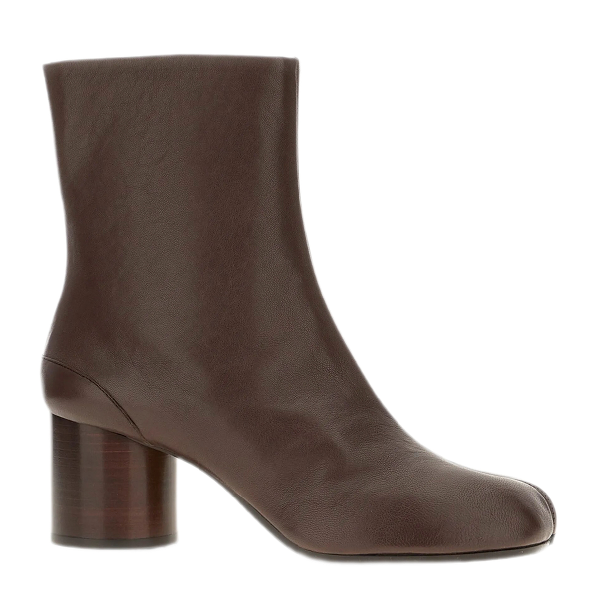 Mocha Brown Tabi Ankle Boots - Image 2
